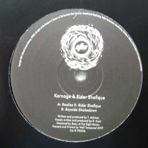 Karnage & Rider Shafique - Realise ft. Rider Shafique / Bayside Shakedown Vinyl