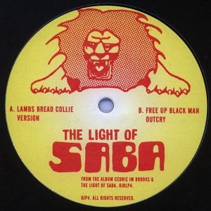 The Light Of Saba - Lambs Bread Collie / Free Up Black Man Vinyl