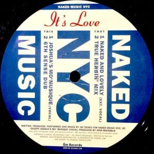 Naked Music NYC - It's Love Vinyl