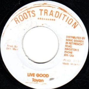 Toyan - Live Good Vinyl