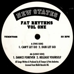 New States - Fat Rhythms Vol One Vinyl