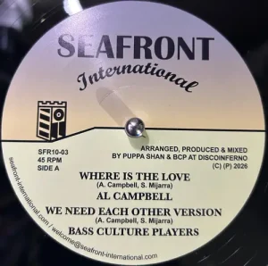 Al Campbell & Bass Culture Players - Where Is The Love Vinyl