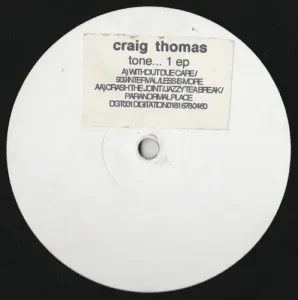 Craig Thomas - Tone... 1 EP Vinyl